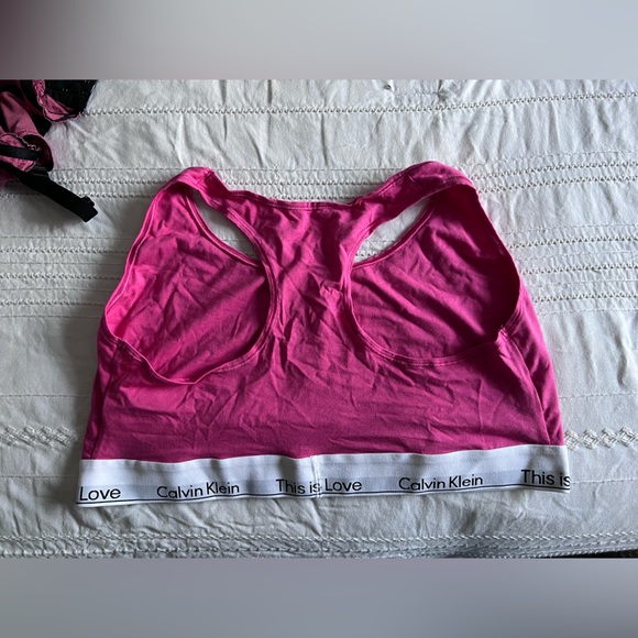 Calvin Klein Racerback Bralette - Picture 2 of 5